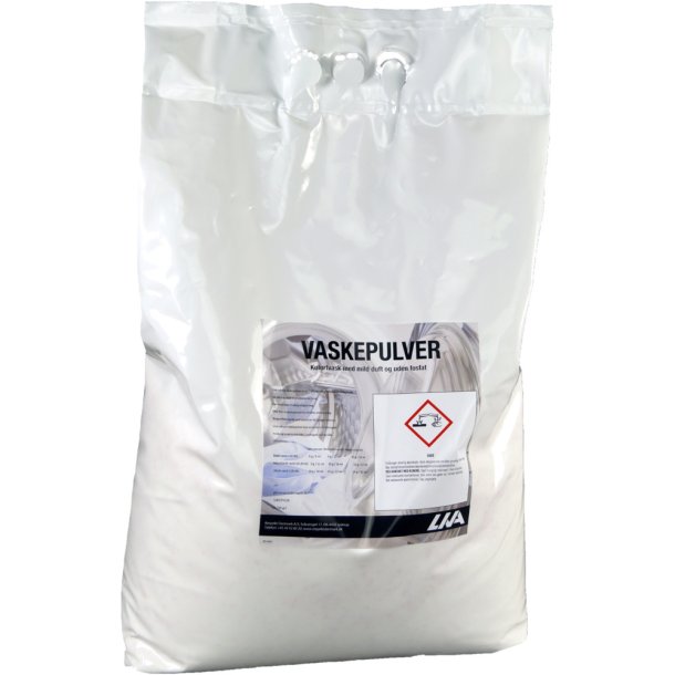 Vaskepulver, Liva, kulrt, uden farve, med parfume 1 x 11 kg