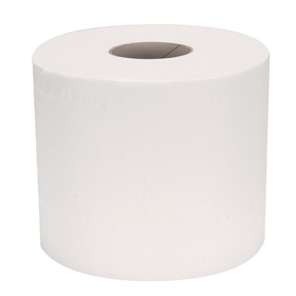 Toiletpapir, neutral, 3-lags, 34,2m x 9,75cm, hvid, 100% nyfiber 1x72 rl.