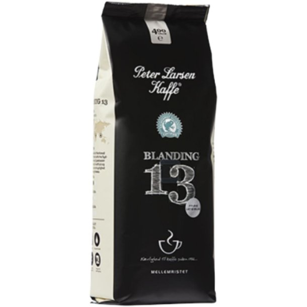 Kaffe, Peter Larsen Blanding 13, formalet, 400 g 1x16 stk.