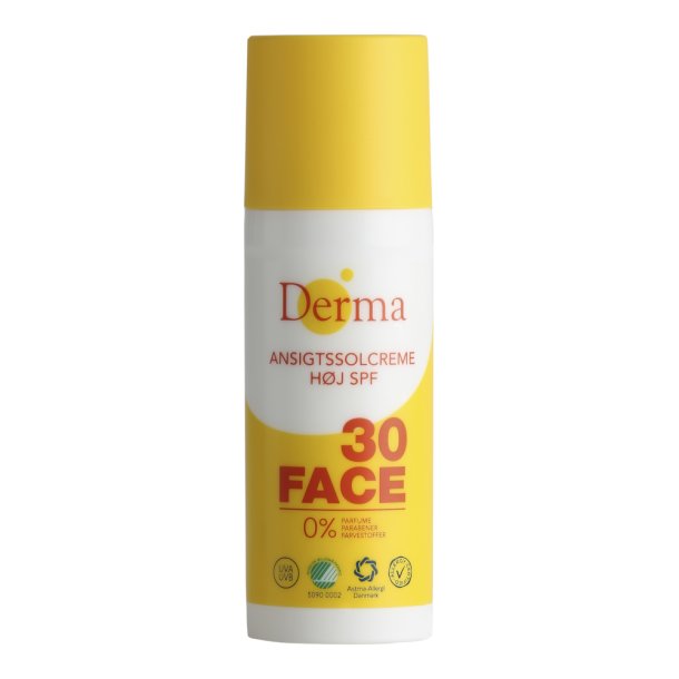 Sollotion SPF 30, Derma Helse, uden farve og pafume, 200 ml