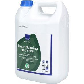 Gulvpleje, 5 l, uden voks, med farve og parfume, 2x5 l