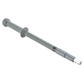 Teleskopskaft med klik, Vikan, �3,5cm, gr�, aluminium/PP, 58-139cm