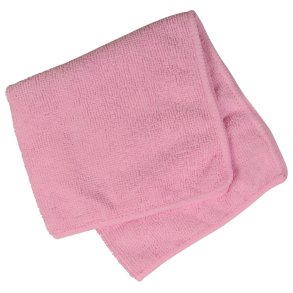 Reng�ringsklud, 40x40cm, r�d, mikrofiber, soft