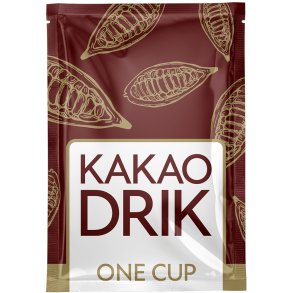 Chokoladedrik, BKI, 14% kakao, i portionsbrev, 2x50x22 g