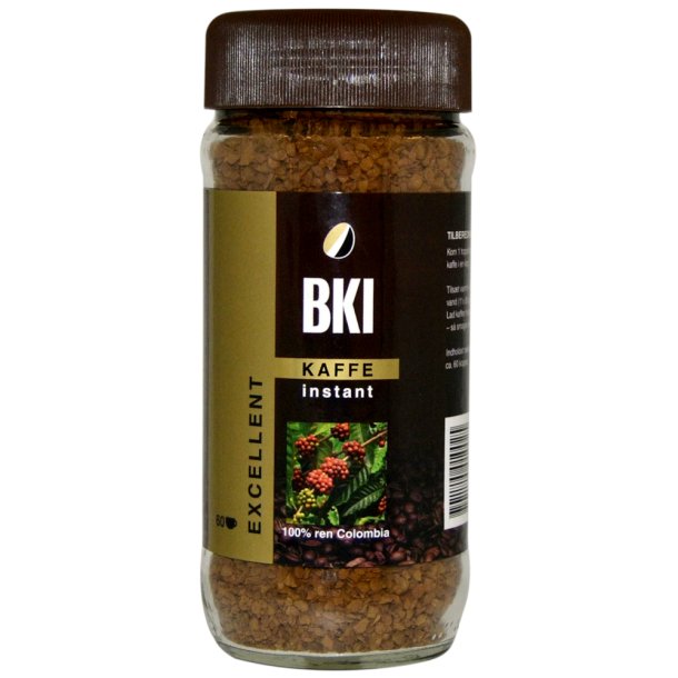 Kaffe, instant, BKI Excellent, glas, 100 g