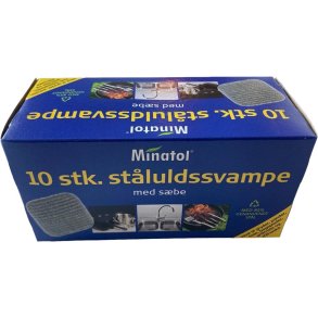 St�luld, Minatol, gr�, med s�be, 85% genanvendt st�l 1x10