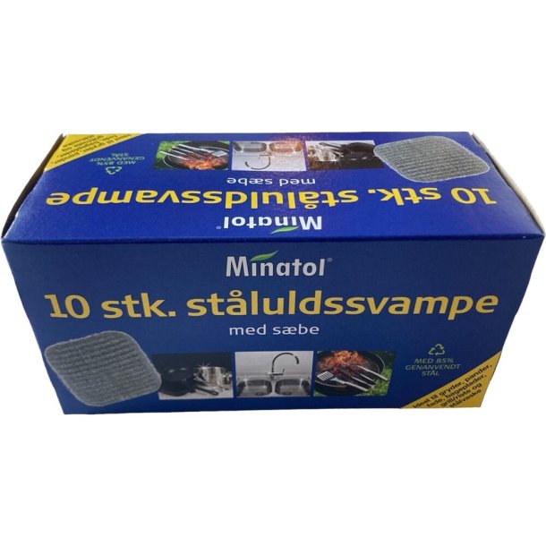 St�luld, Minatol, gr�, med s�be, 85% genanvendt st�l 1x10