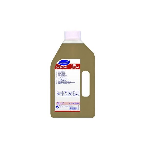 Ovn-og grillreng�ring Suma Grill D9 h�jalkalisk 6x2 ltr. 