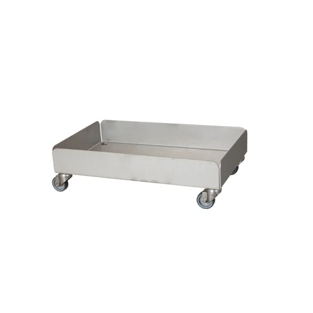 Rustfri dunkevogn dobbelt 2 x 20/25 ltr. Dunke