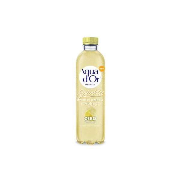 Mineralvand Aqua d'Or Hyldeblomst/Lemonade 12x0.5 ltr med Brus
