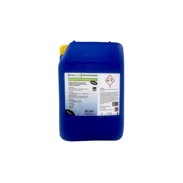 Maskinopvask Flydende Prime Source Ren Alu 10ltr med Klor til alu
