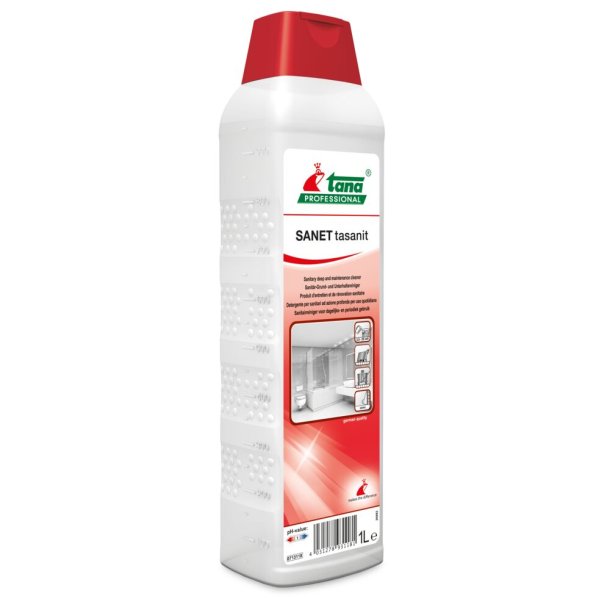Sanitetsrens, Tana Sanet Tasanit, klar, 10x1 l