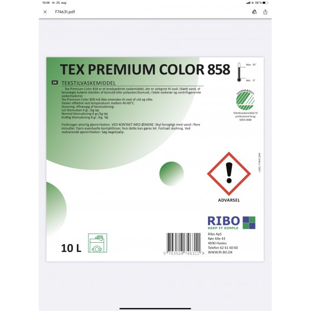 Tex Premium Color 858 10L