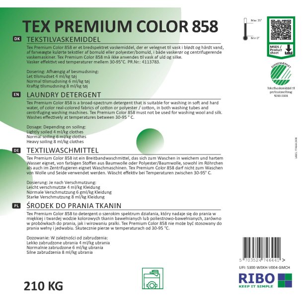 Tex Premium color 858 210kg