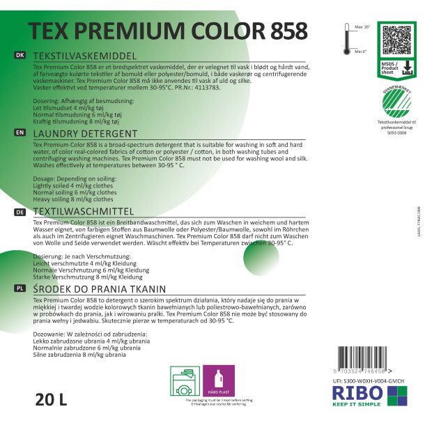 Tex Premium color 858 20L