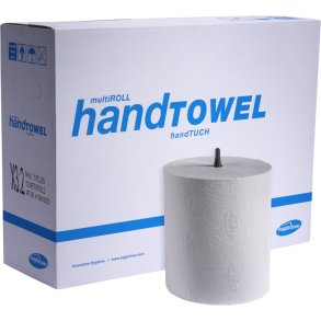 Hndklderulle, Hagleitner, 3-lags, Mini, 120m x 21cm, 17,9cm, hvid, nyfiber, system 1x5 rl.