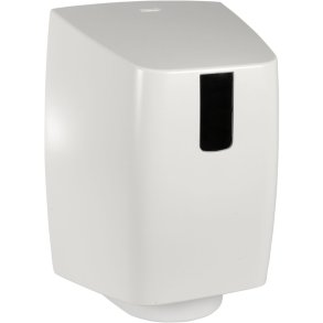 Dispenser, Midi, 23x24x38cm, hvid, plast, hndklderulle centertrk passer til 1x6