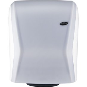 Dispenser, Hagleitner, 22,9x33,3x42,1cm, hvid, plast, til hndklderuller, hybrid Lneaftale