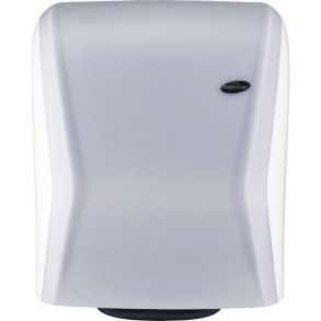 Dispenser, Hagleitner, 22,9x33,3x42,1cm, hvid, plast, til hndklderuller, analog Lneaftale