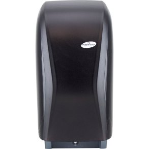Dispenser, Hagleitner, 16,3x1,5x32,6cm, sort, plast, til 2 ruller toiletpapir, hybrid Lneaftale