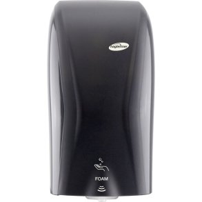 Dispenser, Hagleitner, 600 ml, sort, plast, til pose refiller, hybrid, skumsbe/desinfek. Lneaftale