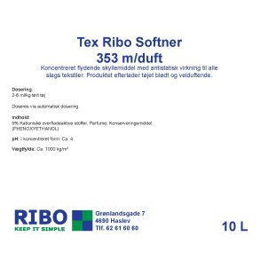 Tex Ribo Softner 353 med duft 10L