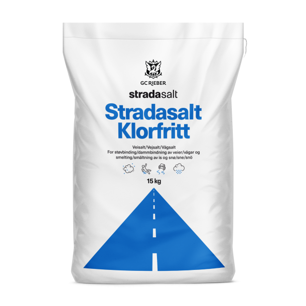 Stradasalt Klorfritt-Na 48 x 15 kg's Svanemrket