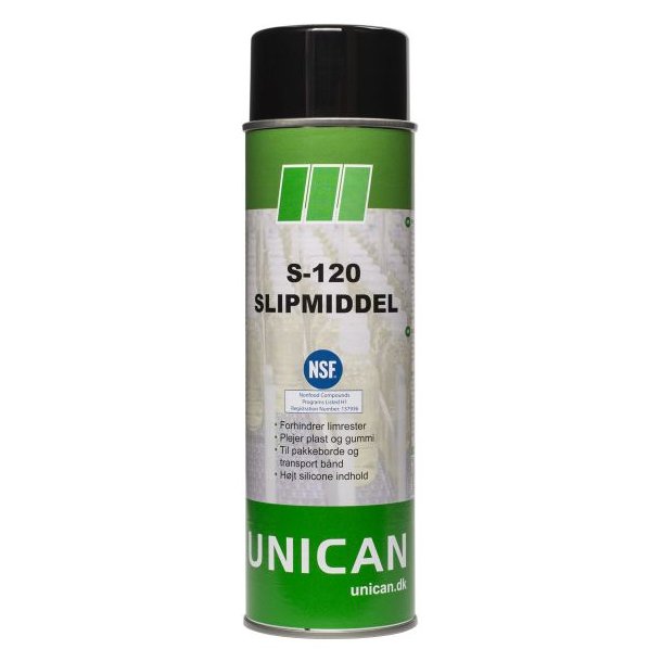 S-120 Slipmiddel 500 ml. Silicone 1x6 HJT INDHOLD AF SILICONE