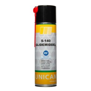 S-140 Glidemiddel 500 ml. Silikone, gummilister osv. LAVT INDHOLD AF SILICONE