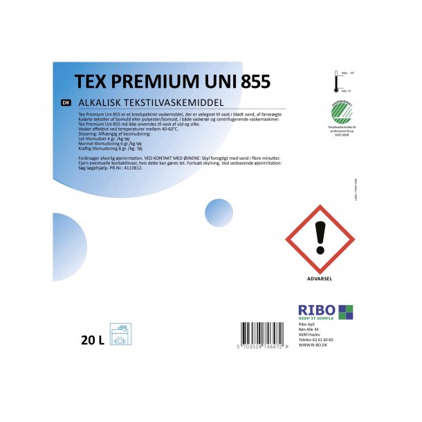 Tex premium uni 855 20L