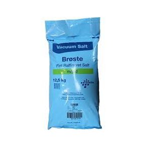 Vaccumsalt, 12,5 kg plastsk