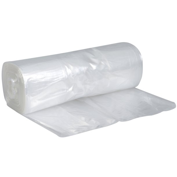 Spandepose, 40 l, klar, LDPE/virgin, 60x60cm