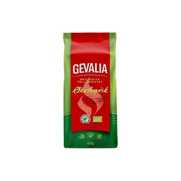 Kaffe, formalet, Gevalia kologisk, 400 g