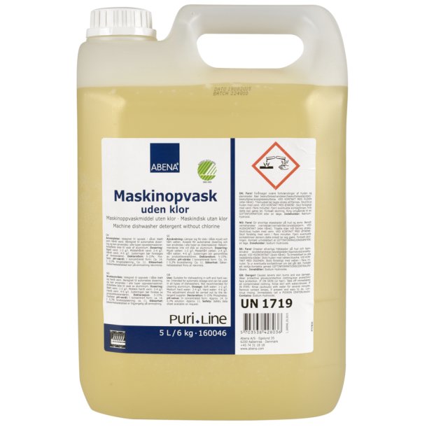 Maskinopvask, Puri-Line, uden klor, 5 l