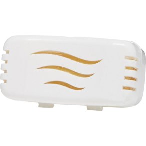 Urinalfrisker i kurv, Sanoclean, med citrus duft, gul