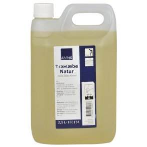 Tr�s�be, Abena, natur, uden farve og parfume, 2,5 l