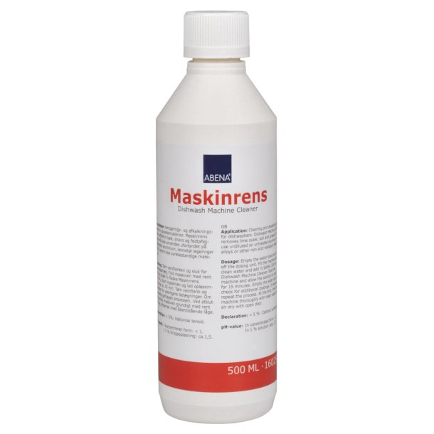 Maskinrens, Abena, til opvaskemaskiner, flydende, 0,5 l