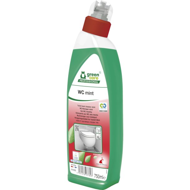 Toiletrens, Tana Green Care WC Mint, med mintduft, 750 ml