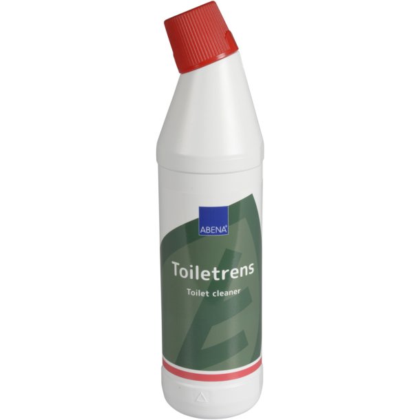 Toiletrens, med farve og uden parfume, strk surt, 0,75 l