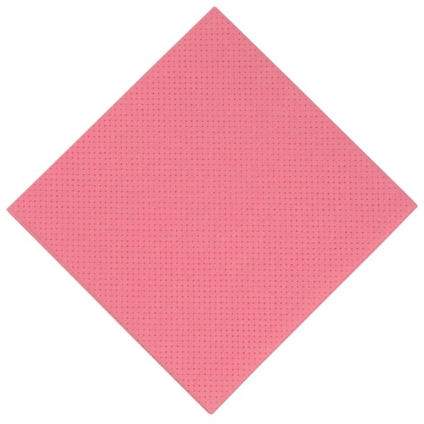 Alt-mulig-klud, rosa, perforeret, 140g/m2, 38 x 38 cm