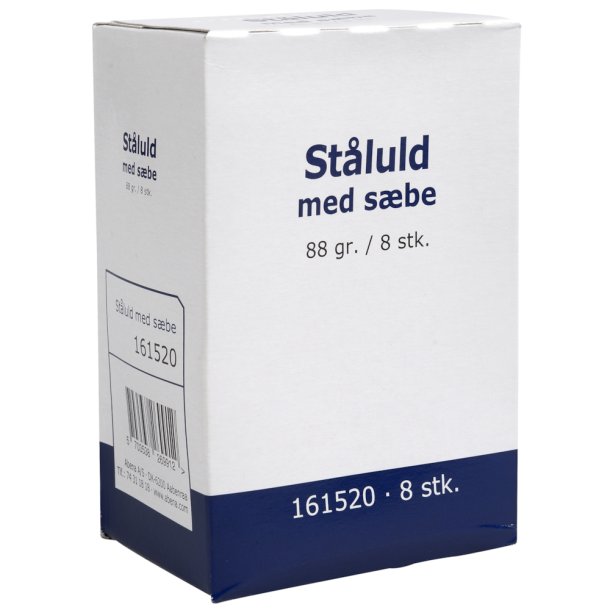 Stluld, med sbe, 6x6cm, 8 stk