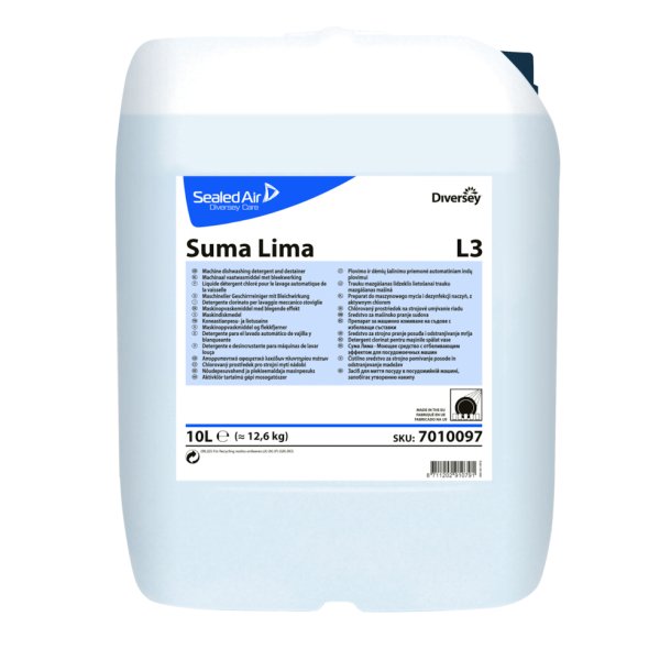 Maskinopvask, Suma Lima L3, med klor, 10 l