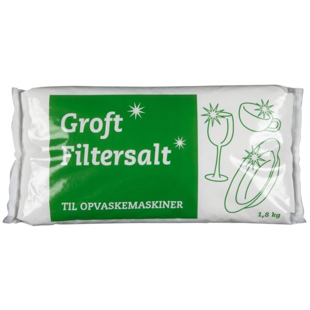 Filtersalt, groft, til opvaskemaskine, 1,8 kg