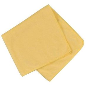 Reng�ringsklud, 40x40cm, gul, mikrofiber, basic