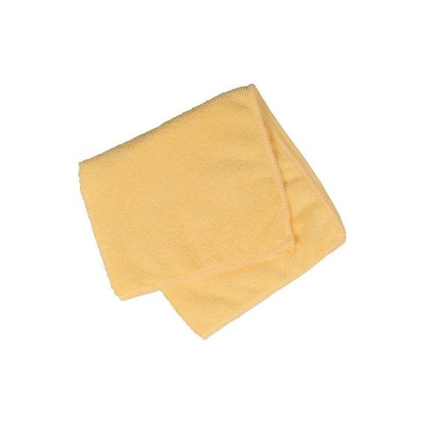 Mikrofiberklud, gul, 80% polyester, 20% polyamid, 32x32 cm