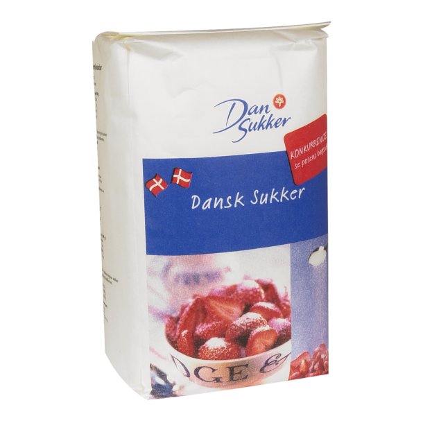 Sukker, Dansukker, stdt, 2 kg