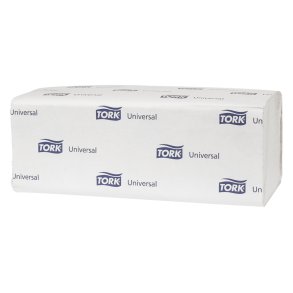 H�ndkl�deark, Tork H3 Universal, 1-lags, 23x23cm, multifold, hvid, 100% genbrugspapir pr. 1.000 stk