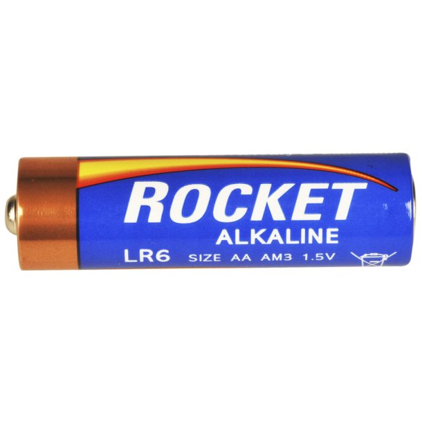 Batteri, Rocket, Alkaline, AA, 1,5V 10 stk