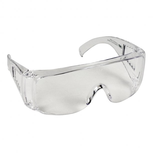 Beskyttelsesbrille, klar, one size