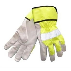 Gedeskinshandske, THOR Trafik Termo, gul, trafik, vintermodel, 11